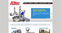 Desktop Screenshot of cadecautomatizacion.com